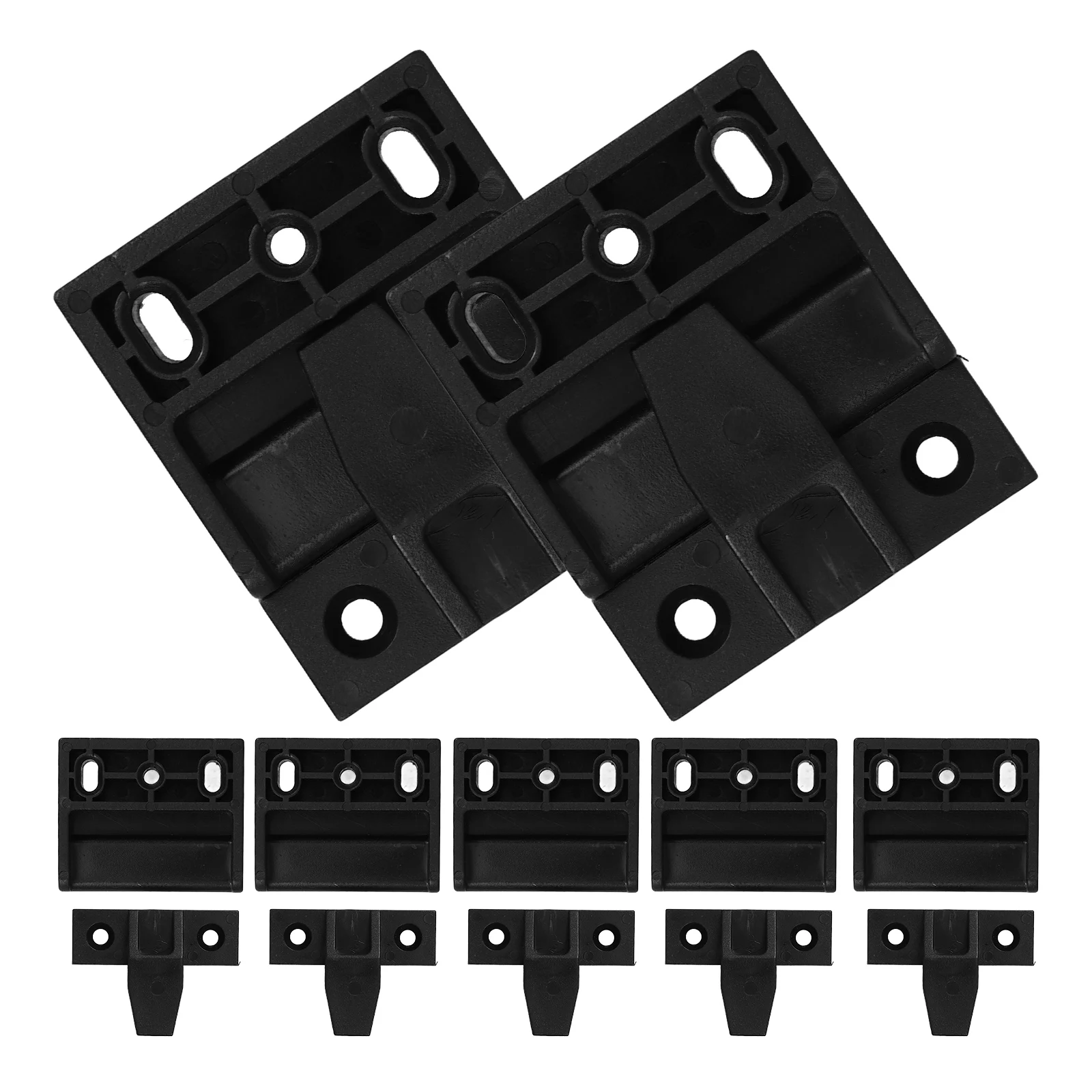 

12Set Roman Column Buckle Connector Plastic Bracket for Adjustable Cabinet Support False Front Clips Wall Panel Joints