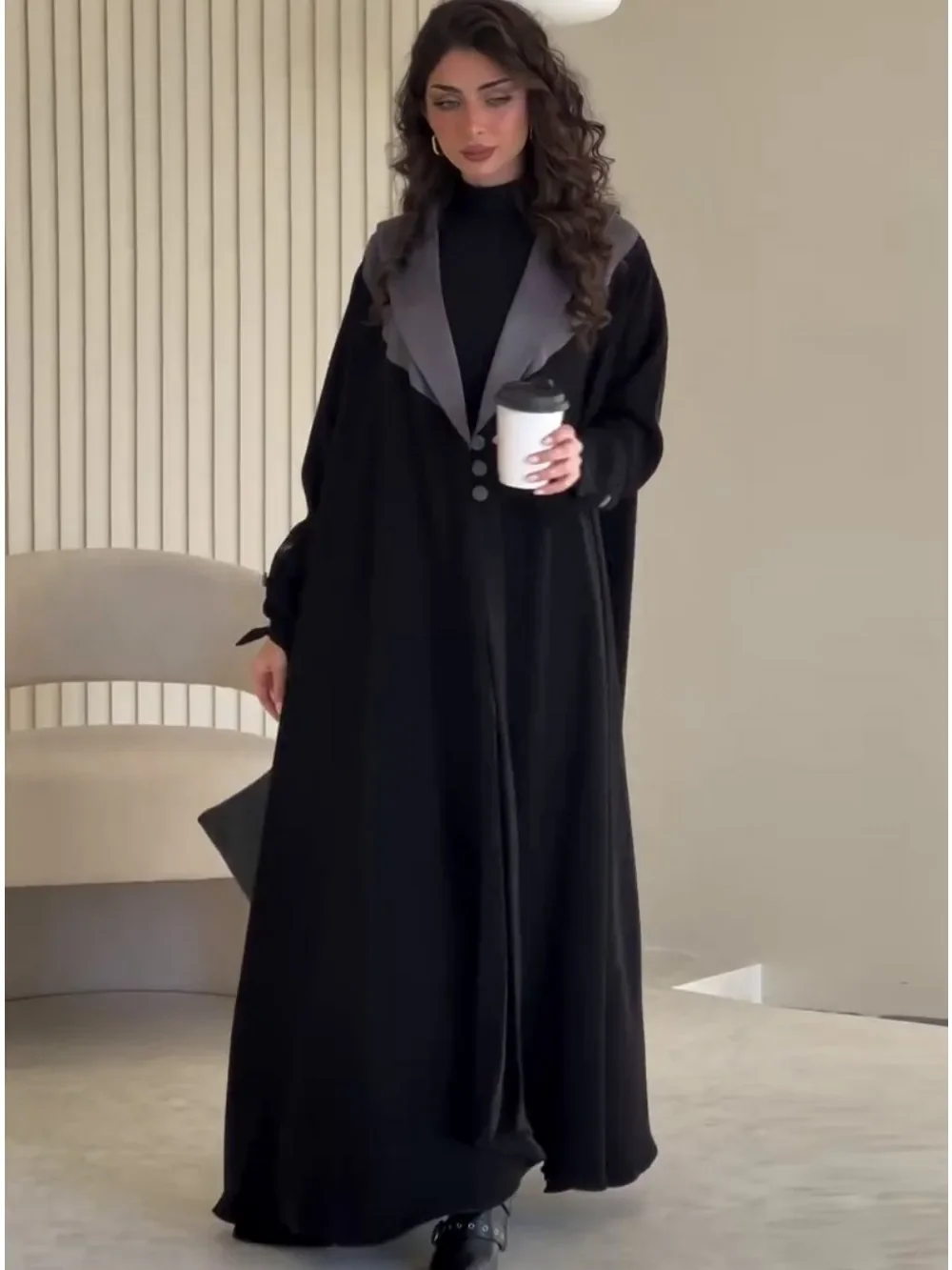 Moslim Abaya Jurk Voor Vrouwen Knop Ramadan Jalabiya Saudi Arabische Lange Gewaad Eid Marokko Dubai Kaftan Islam Vestidos Largos 2025