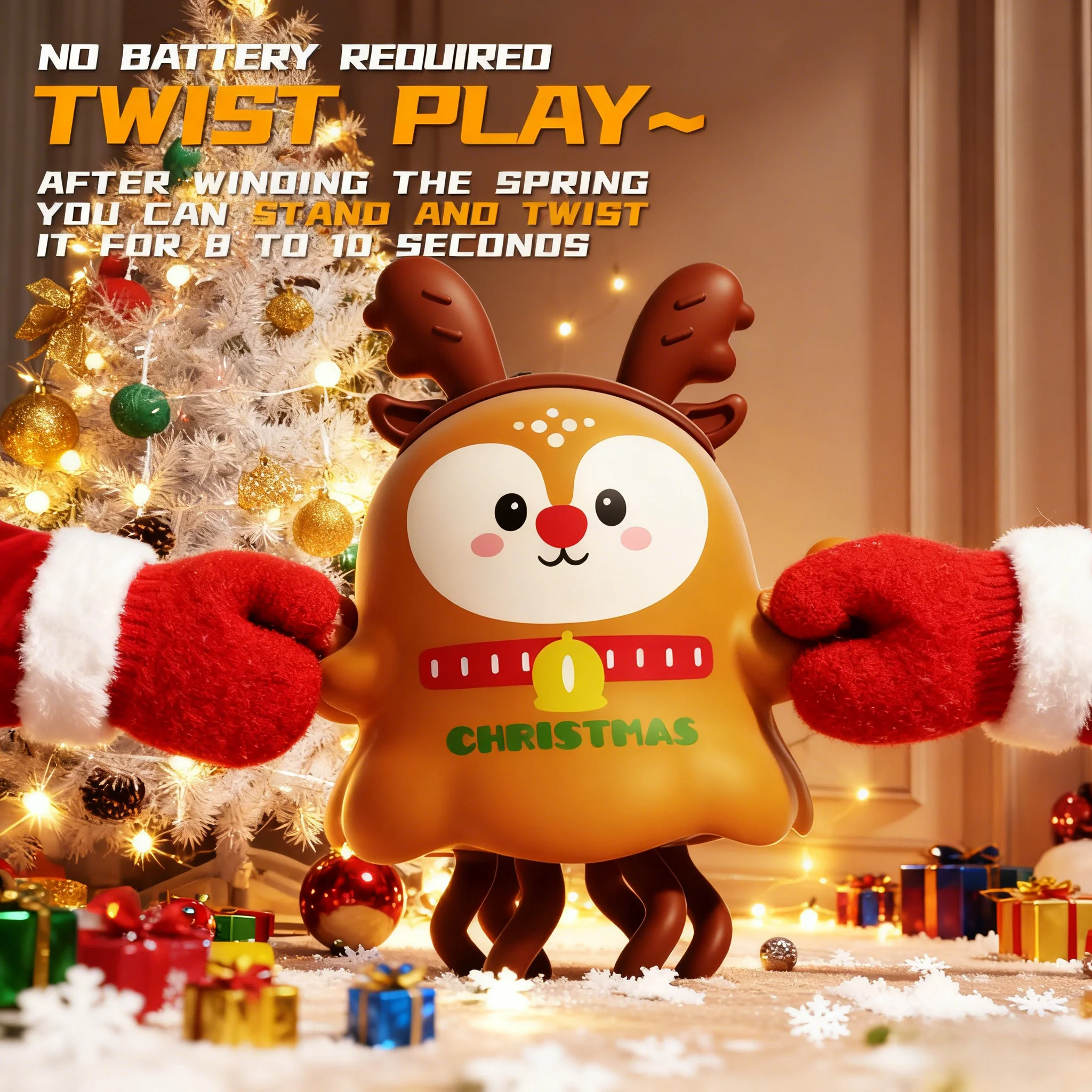 Интерактивная детская игрушка для ползания - Заводной танцующий призрак и кукуруза, мультяшный Хэллоуин, Рождественский подарок для детей, домашнее животное