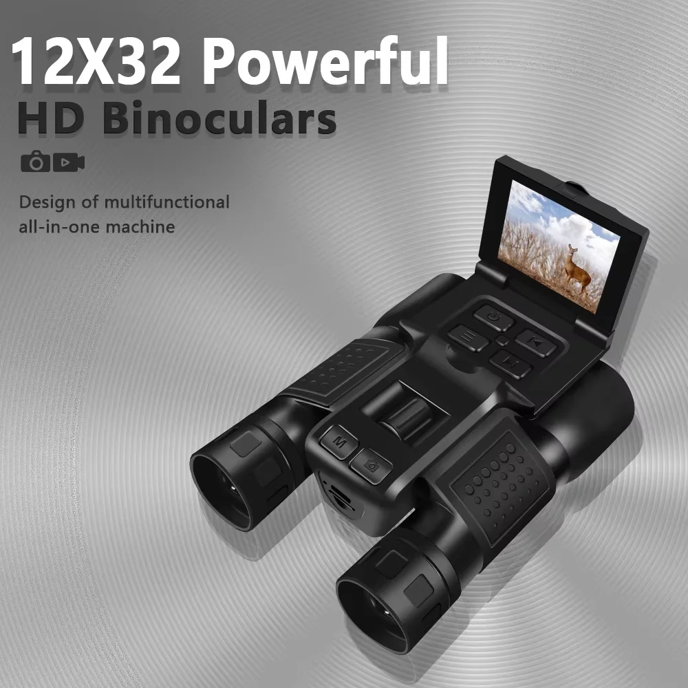 

Professional High Magnification Binoculars with Night Vision Mini Portable Telescope for Camping Outdoor Activities Camera Ready