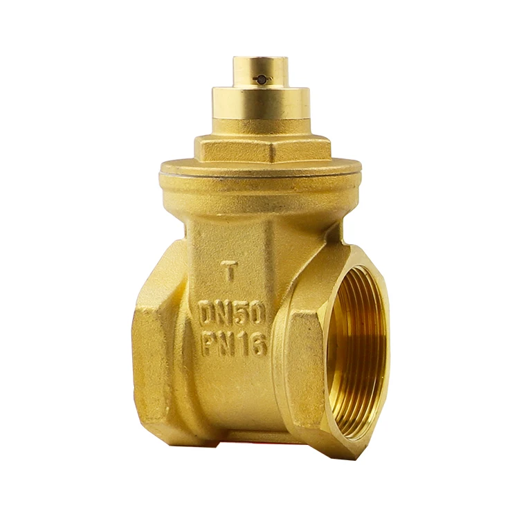 TF Brass Magnetic locking gate valve normal pressure and normal temperature anti-theft flow control lock valve