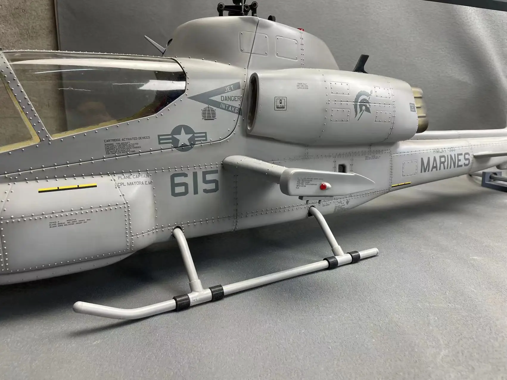 جزء ملصق لاصق مائي لطائرة هليكوبتر/طائرة أو طائرة KT (حجم A4) #3