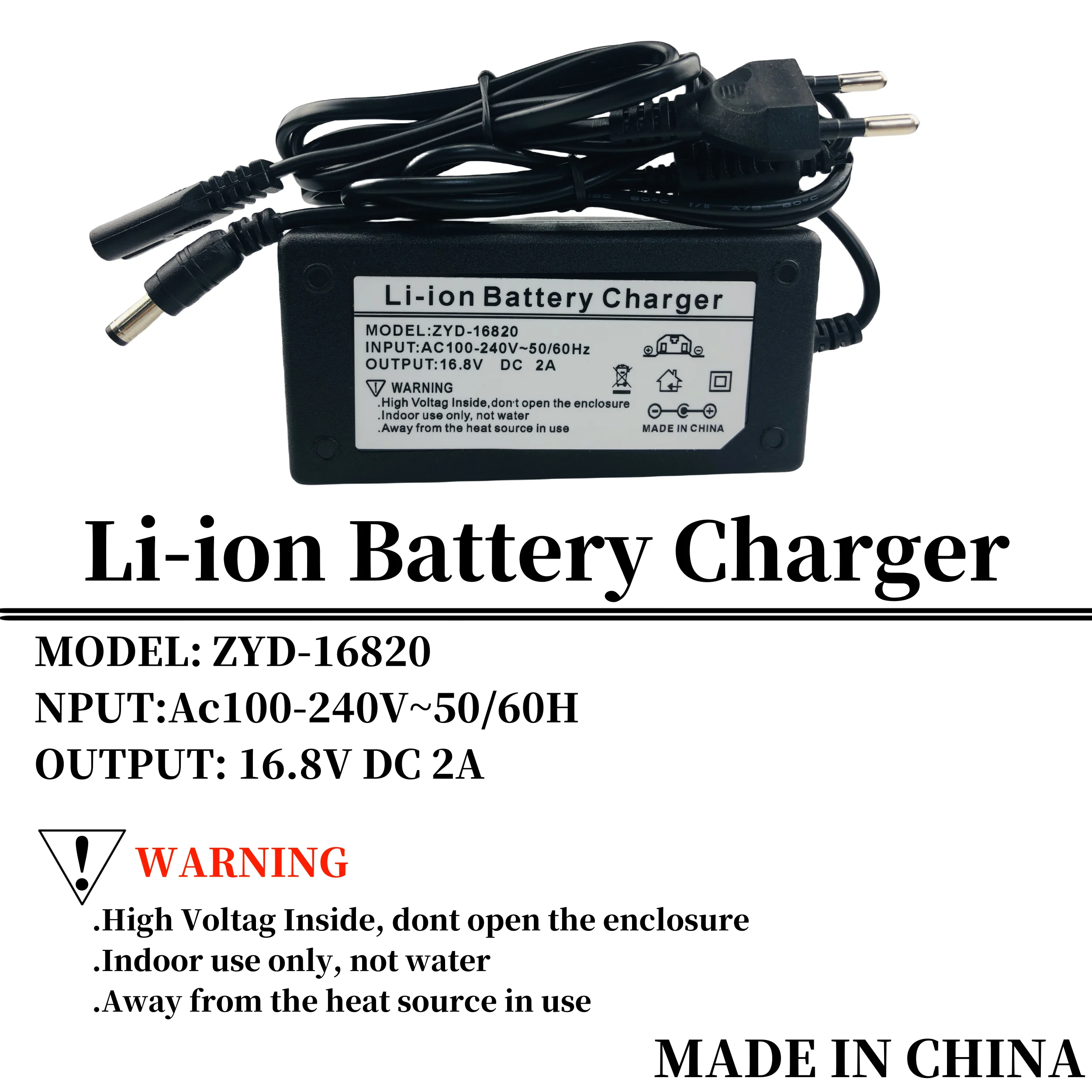 18650 4S10P 14.8V 30Ah 444Wh Lithium-ion Power Battery withBMS for Inverter Smart Robot High-power Equipment Etc+16.8V charger