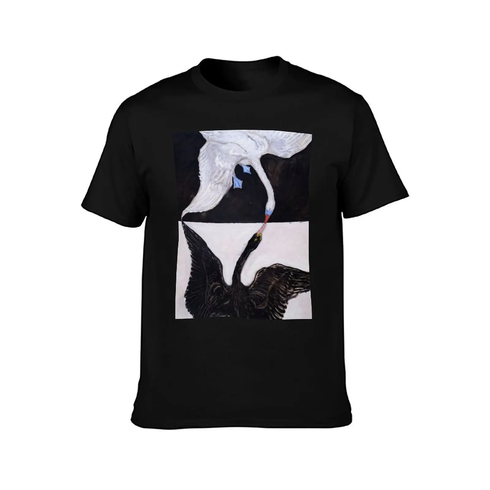 Hilma af Klint The Swan, No. 01, Group IX-SUW T-Shirt street wear plus size clothes plus size tops men tshirt