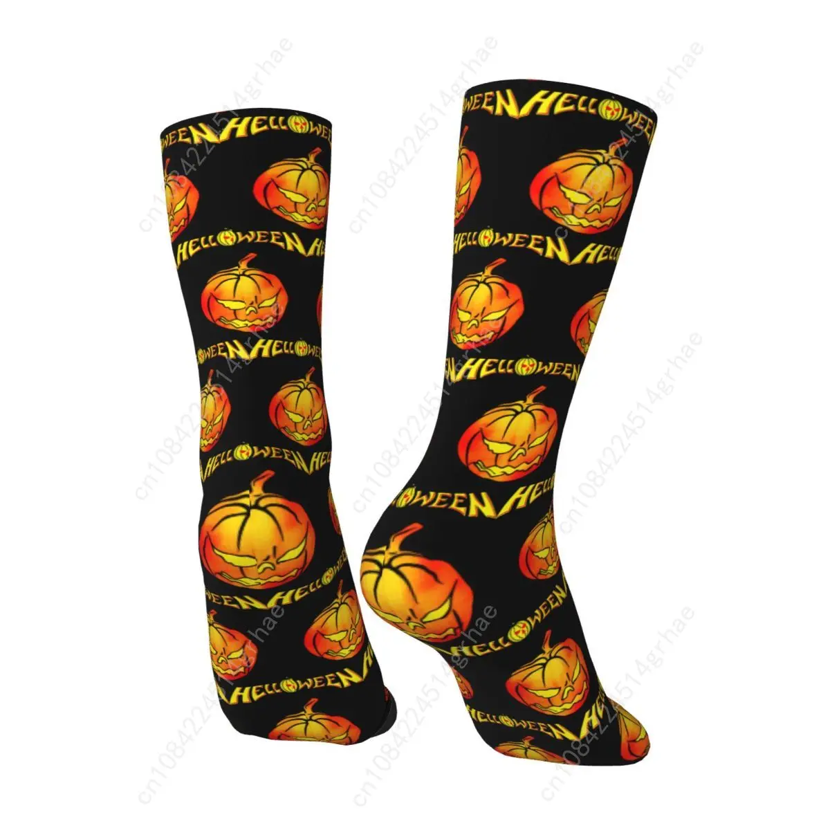 Helloween Is A Power Metal Stockings Men's Socks Quality Korean Socks Spring Running Anti Slip Graphic Socks Gift
