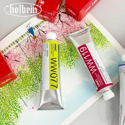 Holbein Original Artist-grade Watercolor Paint 60ml Large Tube with Transparent Aquarelle Artist's Painting Art Supplies