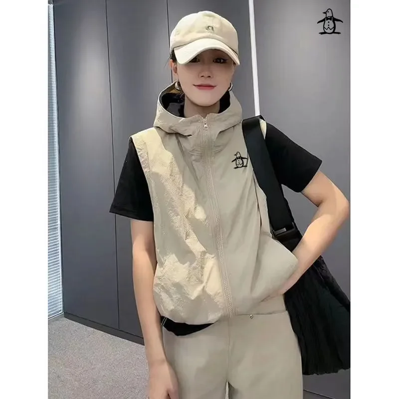 

Golf Jackets Vest For Women Summer Thin quick dry Elastic Waistcoat Outdoors Golf Wear Clothing Tennis Women Golf Coats