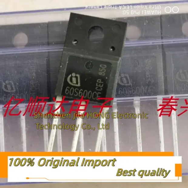 10PCS/Lot IPAW60R600CE   60S600CE 600V 10.3A TO-220F Imported Original Best Quality