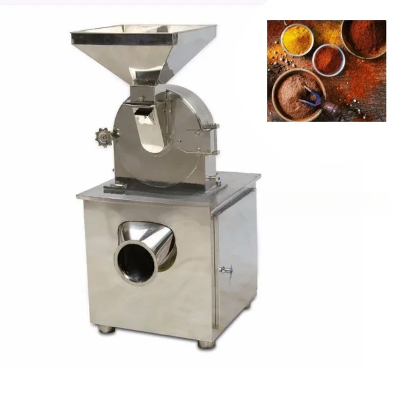 Grain Food Herb Pulverizer Automatic Dry Leaf Leaves Grinding Machine