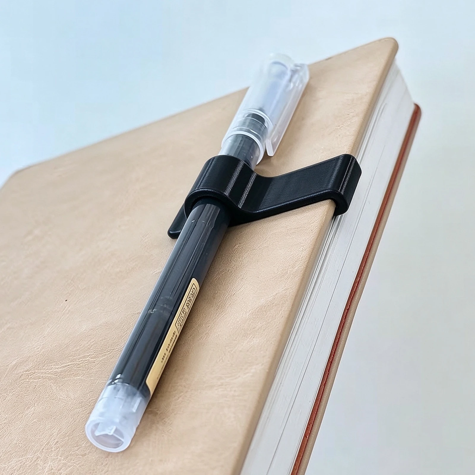 5-Piece Multifunctional Notebook Pen Clips Buckle Fastener Portable Pen Holder Clips for School Office Stationery