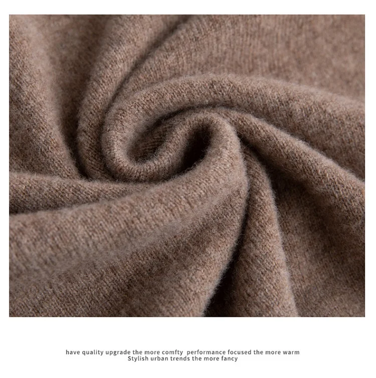100% reiner Merinowollpullover für Herren, V-Ausschnitt, Strickpullover, große Größen, Kaschmir, Herbst/Winter, neuer Langarmpullover, hochwertige Oberteile – Detail 18