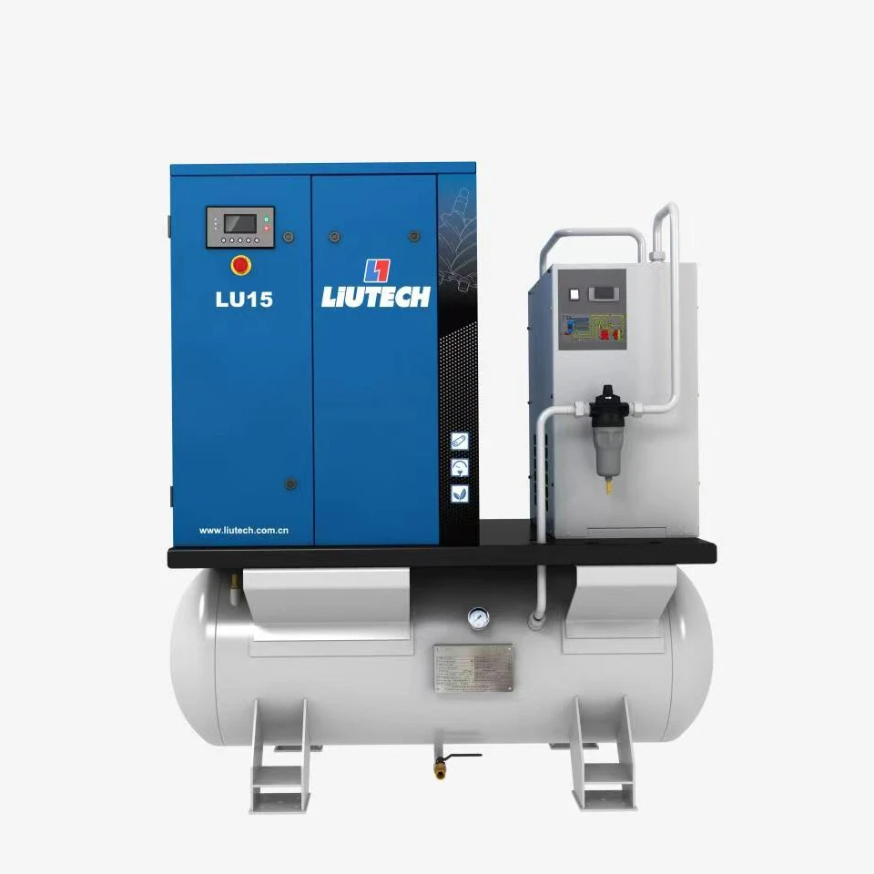 Factory Direct Screw air Compressor 16bar 11kw 15kw 22kw Match  Cutting Machine