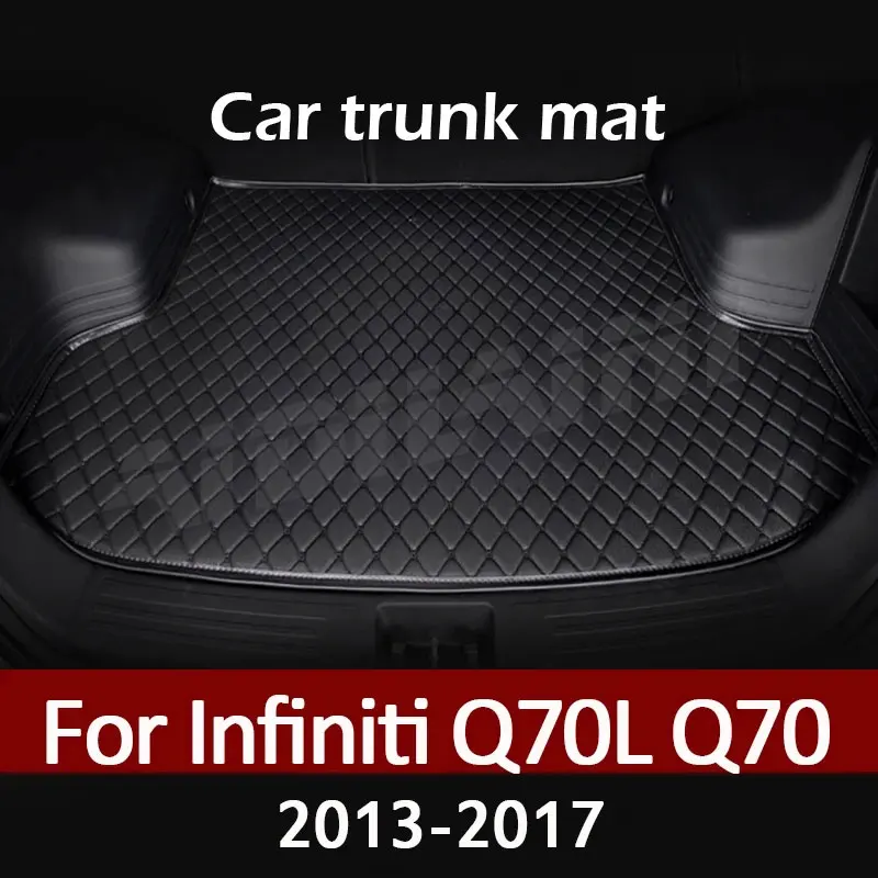 Car trunk mat for Infiniti Q70L Q70 Hybrid/Non-hybrid 2013 2014 2015 2016 2017 cargo liner carpet interior accessories cover