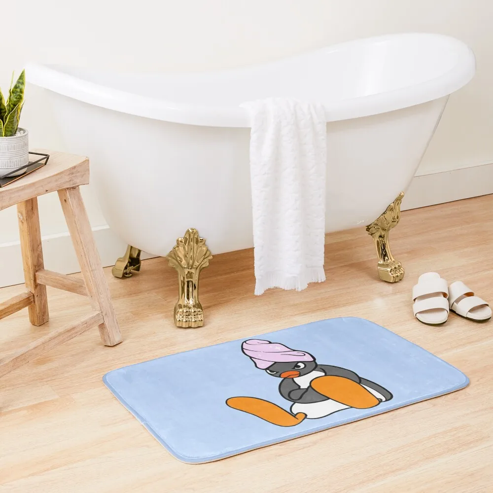 

Pingu self care Bath Mat Water Absorbent Non-Slip And Washable Kitchen DoorFor Entrance Door Bathroom Items Mat