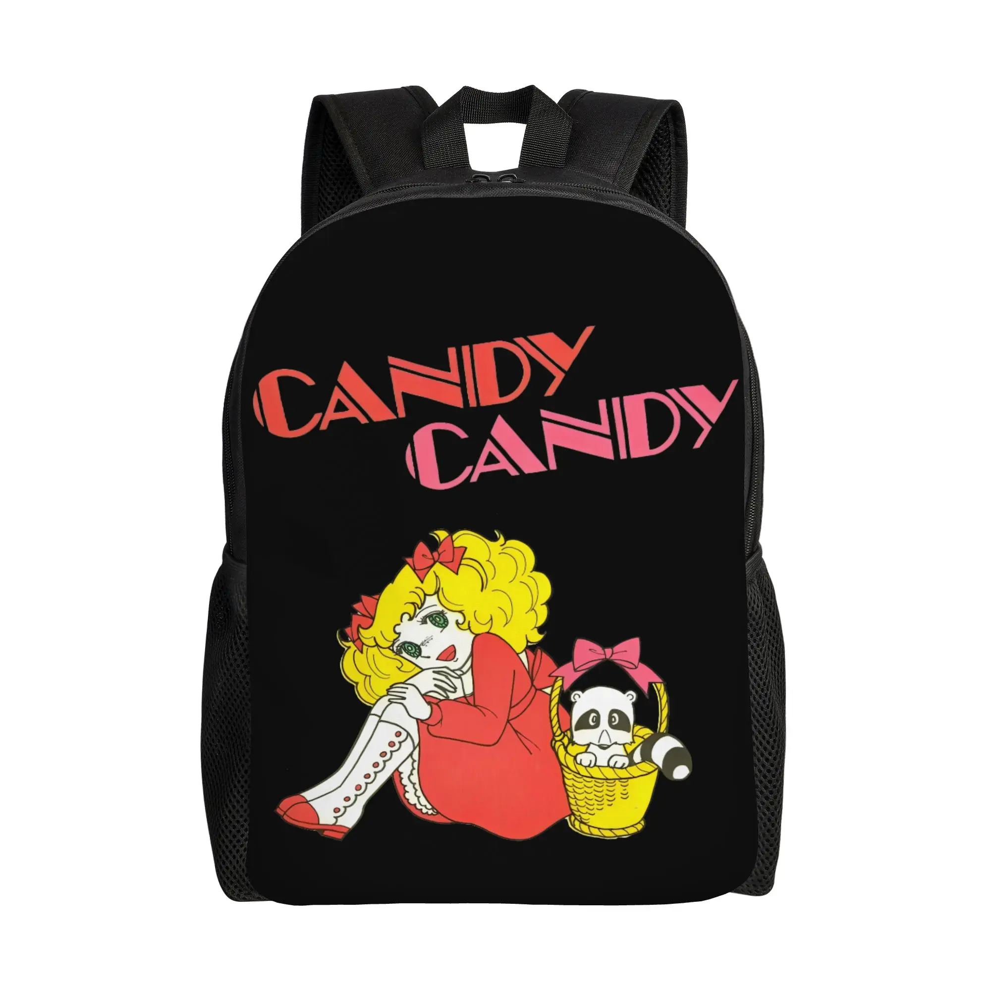 

Японский ретро-рюкзак Candy Candy для мужчин и женщин, модный студенческий рюкзак для работы, аниме-манга, холщовая сумка для ноутбука, подарок