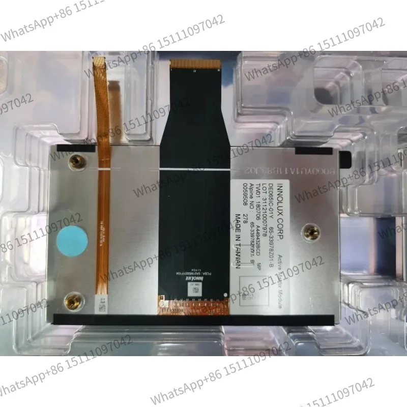 6.5inch lcd display screen matrix 65IC-01Y 65-33978z01-b 6A01M0001F104 For BMV mini R60-R5X car inner LCD Screen