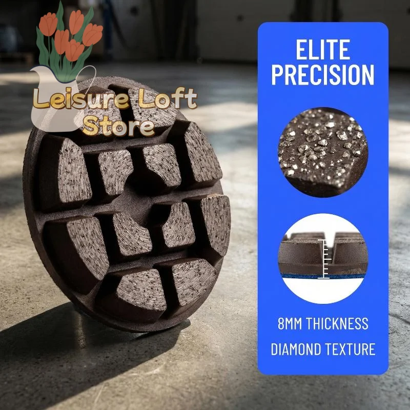 

3-дюймовый (80 мм) алмазный полировальный диск на смоляной основе – утолщенная конструкция для шлифовки и восстановления мраморных, гранитных, каменных и бетонных полов, для интенсивного использования