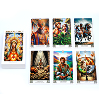 Biblical Tarot Cards Oracle Card Board Game Illustration Divination Wisdom Tarot Deck Party Desktop Toy Entertainment Leisure