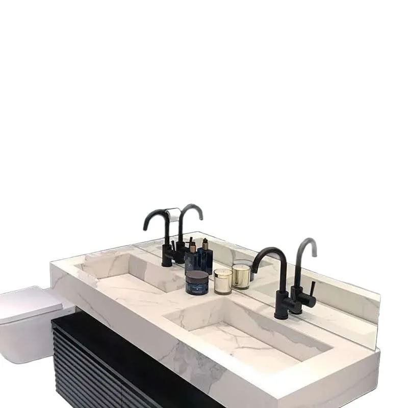 

Modern light luxury, washbasin, smart mirror cabinet