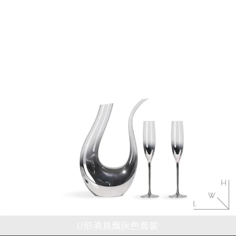 

European wine creative wine jug crystal red wine glass high-end