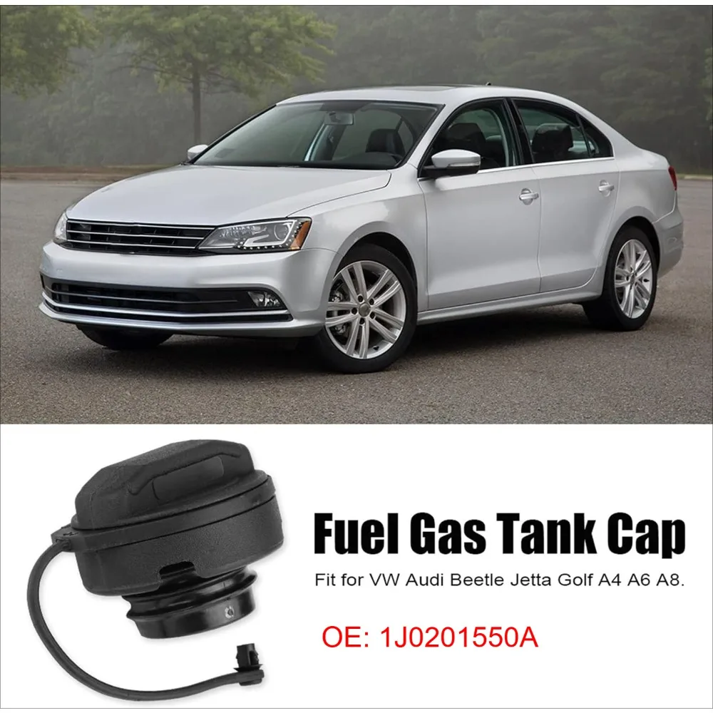 Tapa de tanque de combustible diésel para coche, cubierta para VW Golf 4 5 6 Jetta Passat Polo Audi A3 A4 A6 A8 Skoda Octavia Leon Seat 1J0201550A