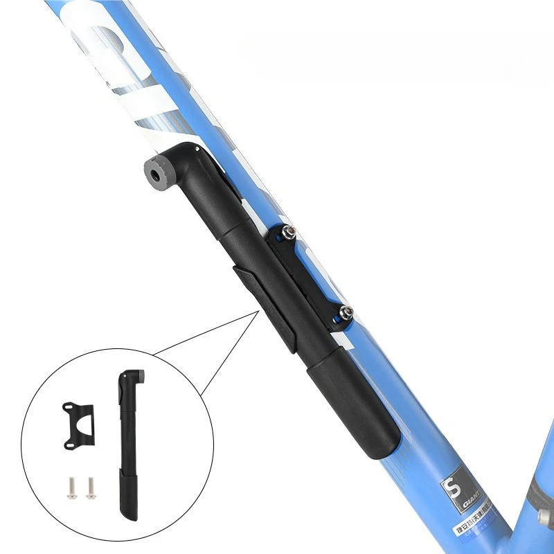 مضخة دراجة محمولة 120 رطل لكل بوصة مربعة - منفاخ إطارات الدراجة مع دعامة تثبيت، مضاد للتآكل لإصلاح الطوارئ لدراجة الطرق الجبلية #4
