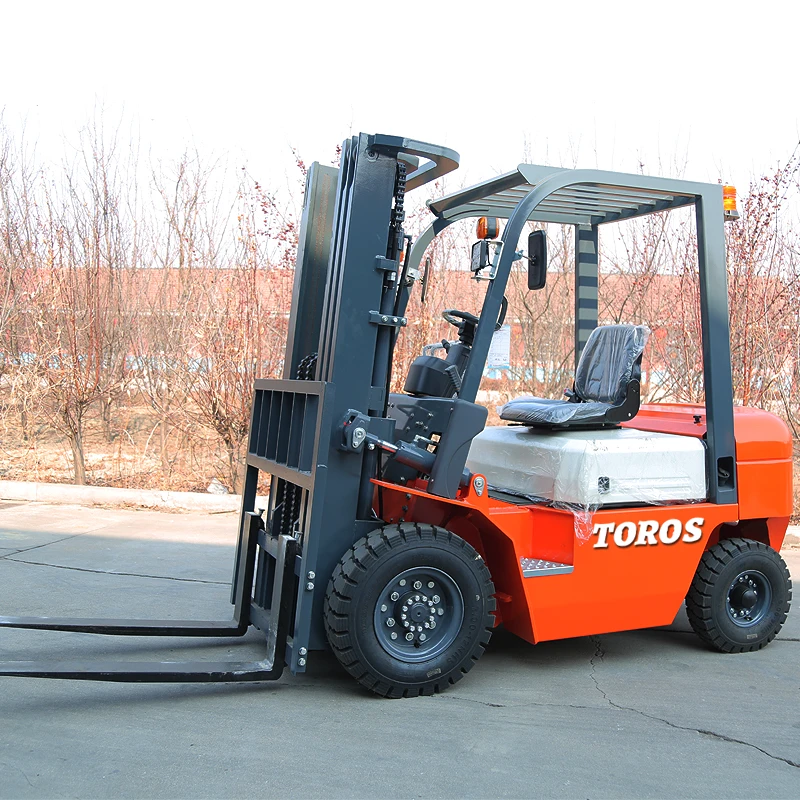 China  Positioner Articulated off road diesel forklift 4WD All Four Wheel Drive 3ton 3.5ton rough terrain forklift customized