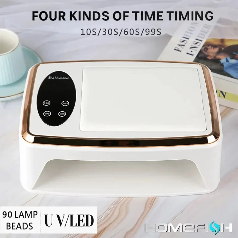 90LED Fast-Cure Nageltrockner – 30-Sekunden-Gel-Einstellung mit vollständiger Abdeckung