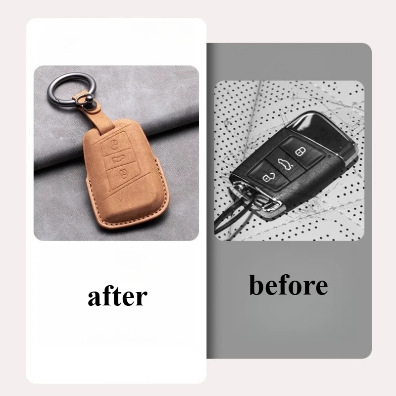 For Volkswagen ID4/ID3/ID6/Magotan/Sagitar/Bora/Tharu/Tayron/Lavida/Tiguan L/T-ROC Automobile Key Sleeve Scratch-proof Tools