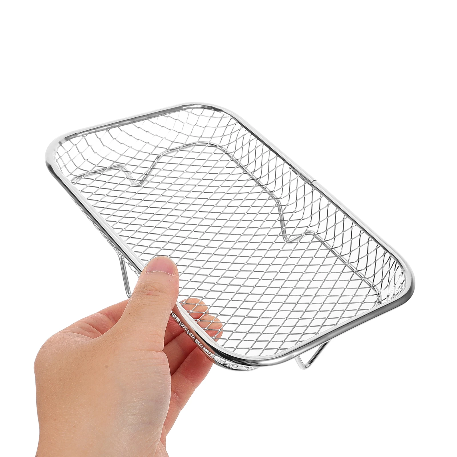 

3Pcs Stainless Steel Steamer Racks Thickened Vegetable Drain Basket Kitchenware Multipurpose Strainer Kitchenware