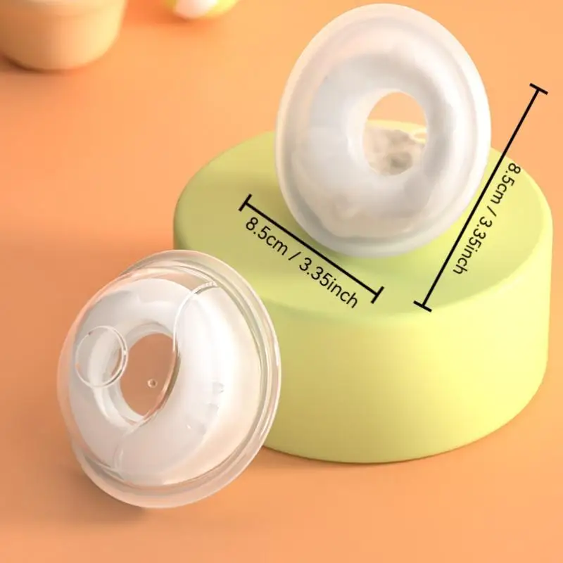 2pcs/pack Breast Shields, Wearable Breast Milk Collectors for Breastfeeding, Reusable Milk Shell Travel Saver Catcher