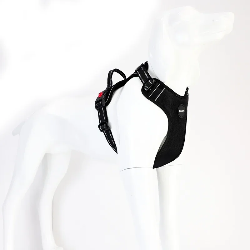 

Dog chest strap, adjustable, no pull dog vest, night reflective explosion-proof, breathable dog chest strap