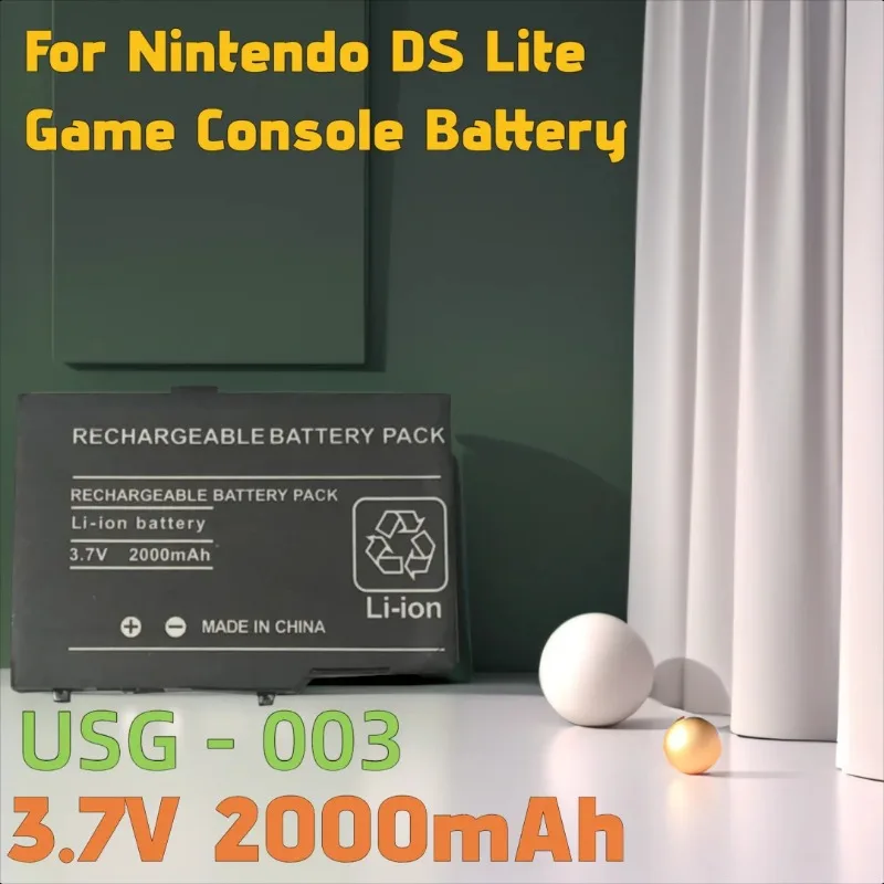 

3.7V 2000mAh USG - 003 for Nintendo DS Lite Game Console Battery