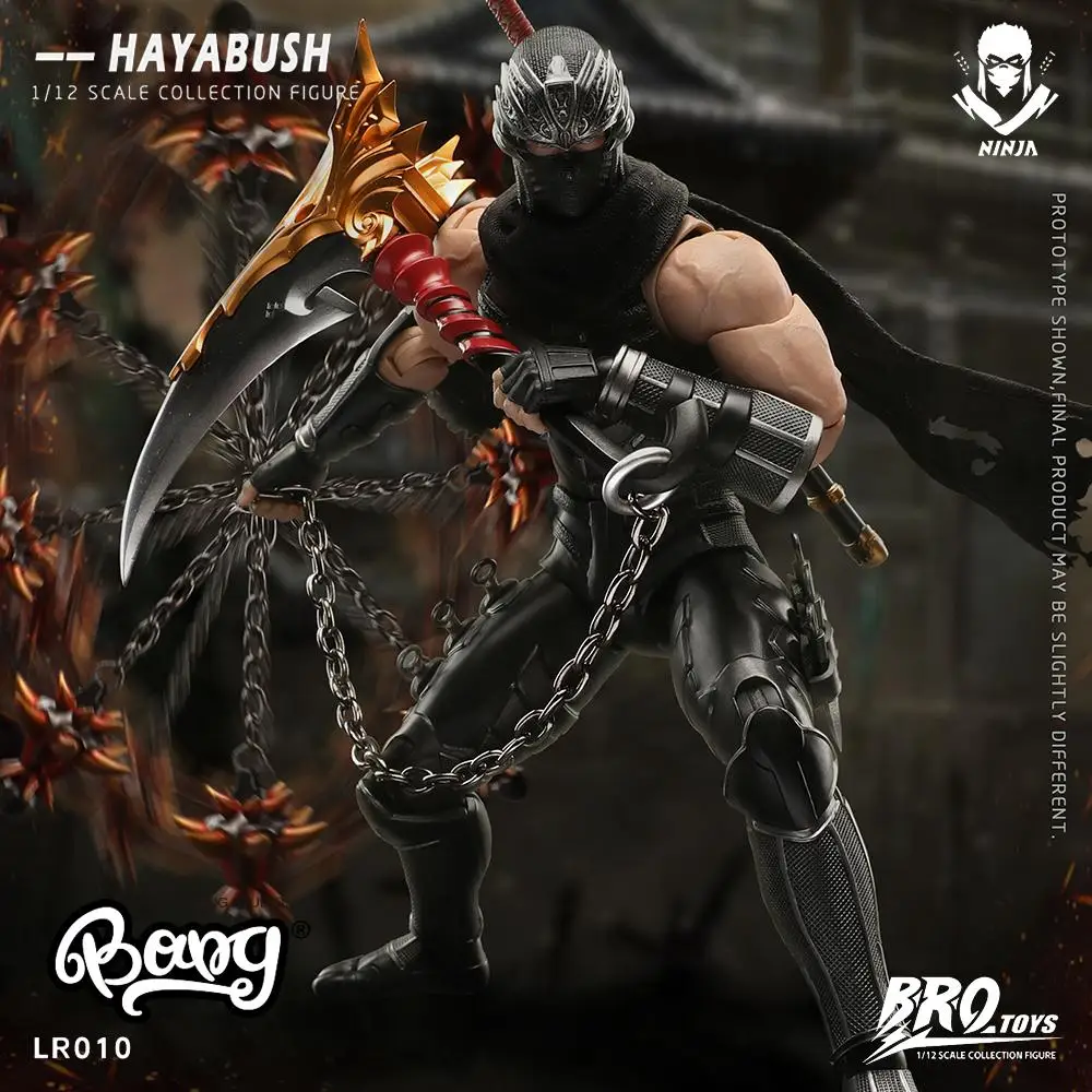 Pre Sale BROTOYS 1/12 Action Figures Ninja Ryu Assassin Hayabush Hayabusa Anime Gaming Movable Joints Model Collection Toy Gift