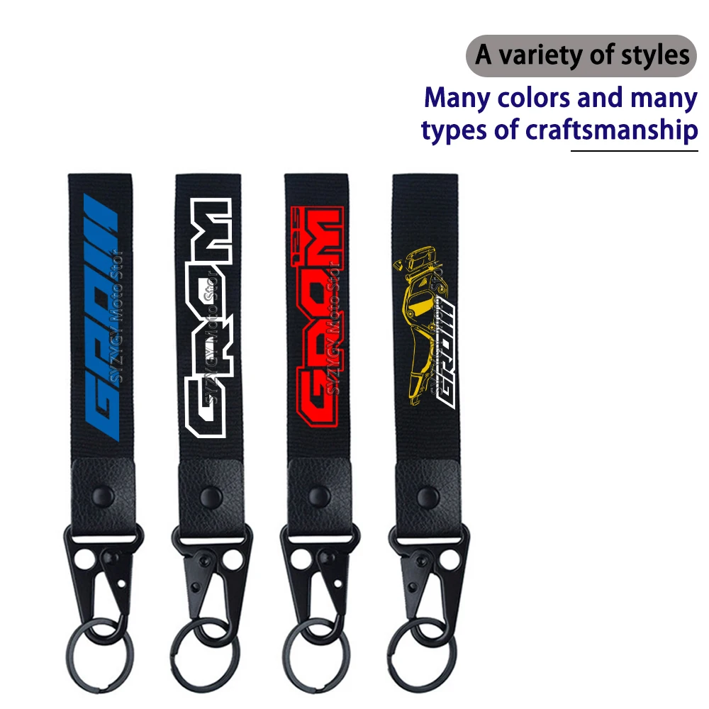 For HONDA MSX125 GROM Review Motorcycle keychain Multifunctional keychain Customized lanyard for motorcycle keys key hawk beak