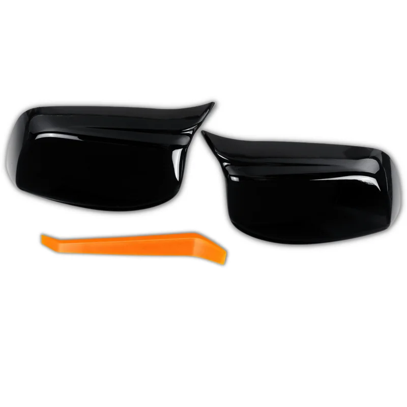 

Suitable for Bmw5SeriesE60 2004-2007Rear-View Mirror Shell Modified Horn Bright Black Pair51167078359 51167078360