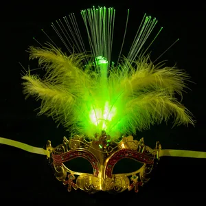 Venice Venetian Bright Pena LED mặt nạ phụ nữ Tiệc khiêu vũ Mask của Eye Carnival Halloween Masquerade Cosplay Cosplay 10 Tùy chỉnh bán hàng chính của Venice Carnival - №9