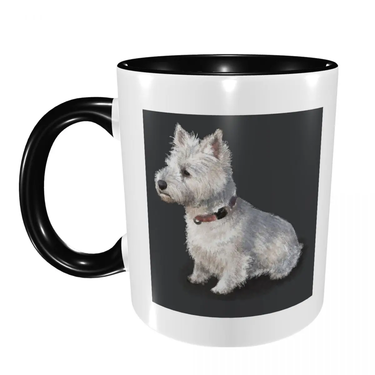 

The West Highland Terrier Mug Funny Ceramic Coffee Cups Tea Mugs Milk Cup Drinkware Gifts for Woman Man