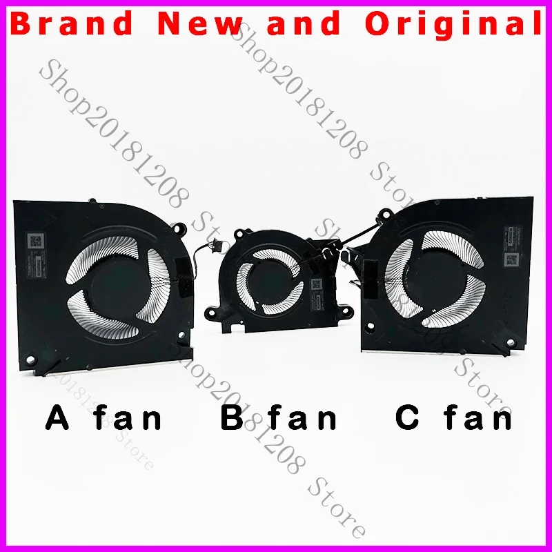 Новый вентилятор для процессора и графического процессора ноутбука Dell Alienware M16 R1, радиатор MG75091V1-C160-S9A MG75091V1-C150-S9A EG50060S1-C640-S9A