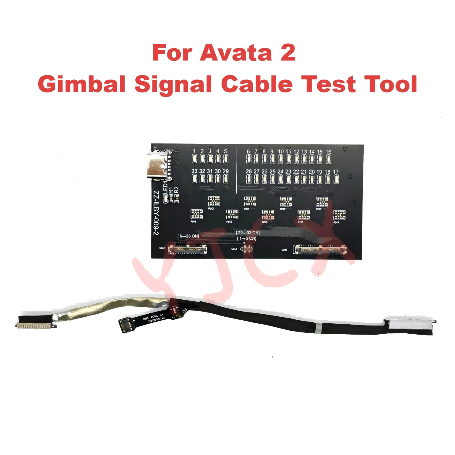 New Gimbal Camera Signal Cable Test Tool for DJI Avata 2 Signal Line Test Board Drone Part in Stock