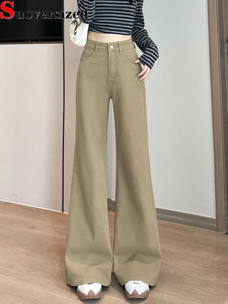 

High Waisted Vintage Straight Jeans Women's Casual Vintage New Baggy Vaqueros Retro Streetwear Loose Bootcut Denim Pants