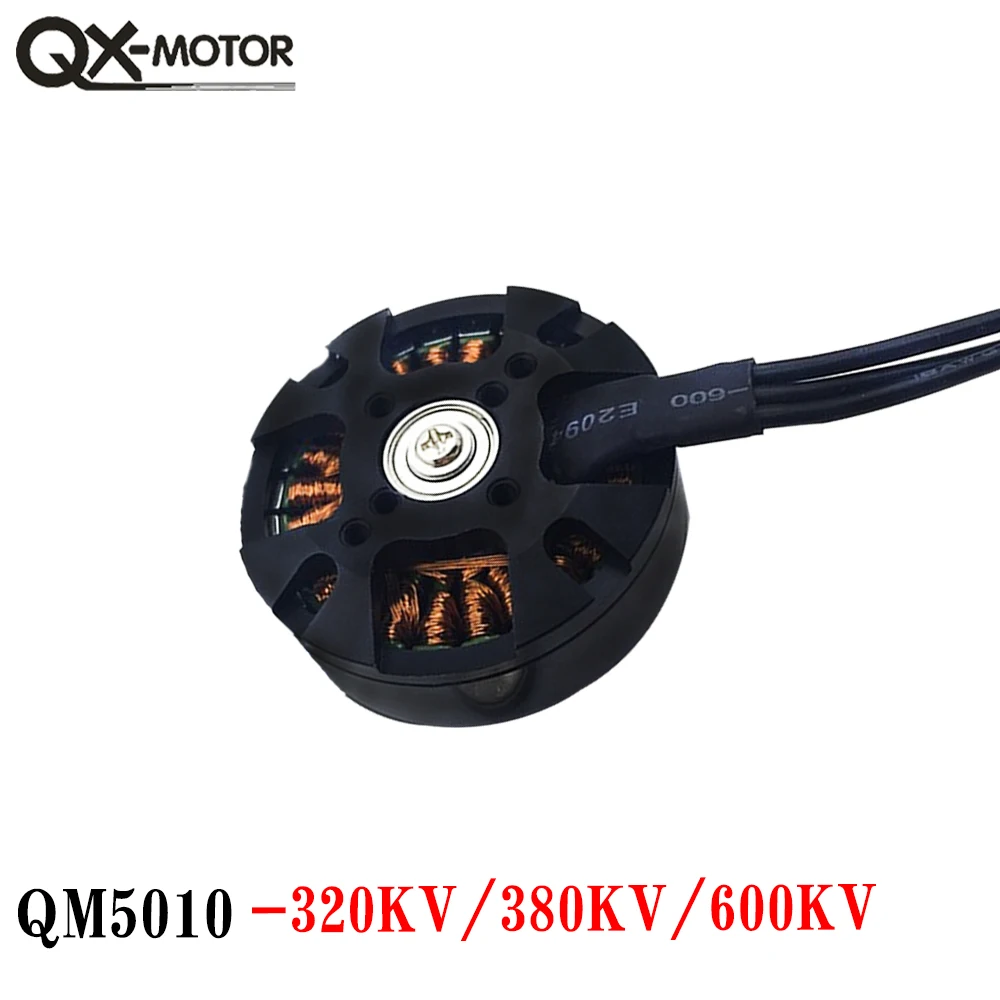 

QX-MOTOR QM5010 Brushless Motor 320KV380KV600KV with 1552 1760 Carbon Fiber Propeller for RC Drone 550 650 850 Remote Toy Parts