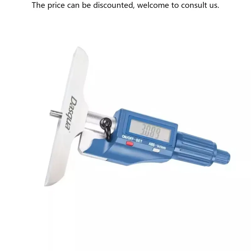 

Dasqua 0-150mm 0.001mm Resolution Electronic Digital Depth Gauge Micrometer Large Display