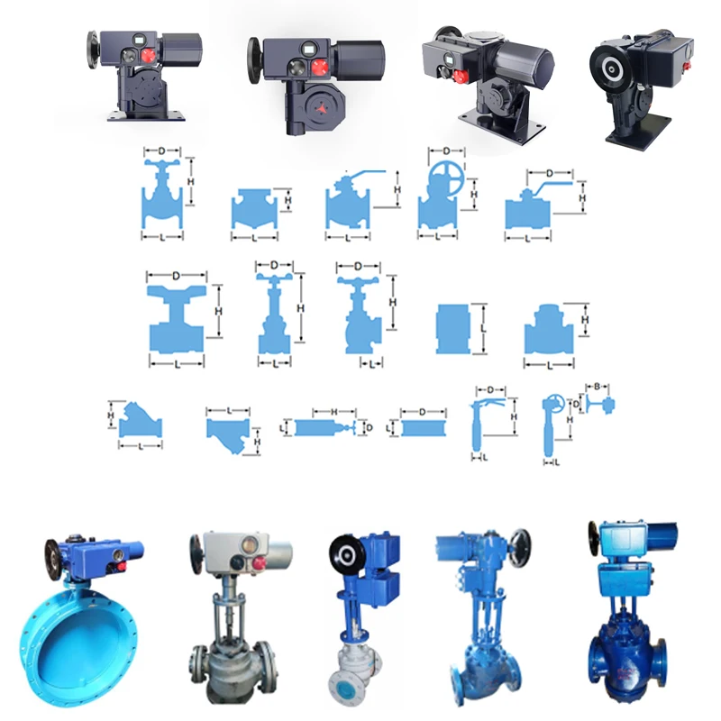 

Valve Customization Damper/Ball/Butterfly Valve Flow Control Valve With Electric Actuator