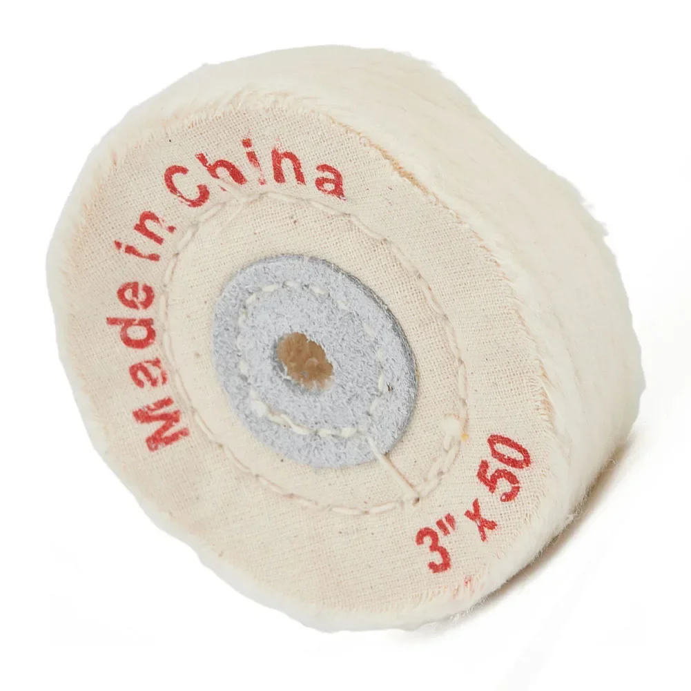 New Buffing Wheel Sanding 3 Inch Buffer Cloth Buffing For Rotary Tool Practical For Jewelry Heavy Duty Polisher