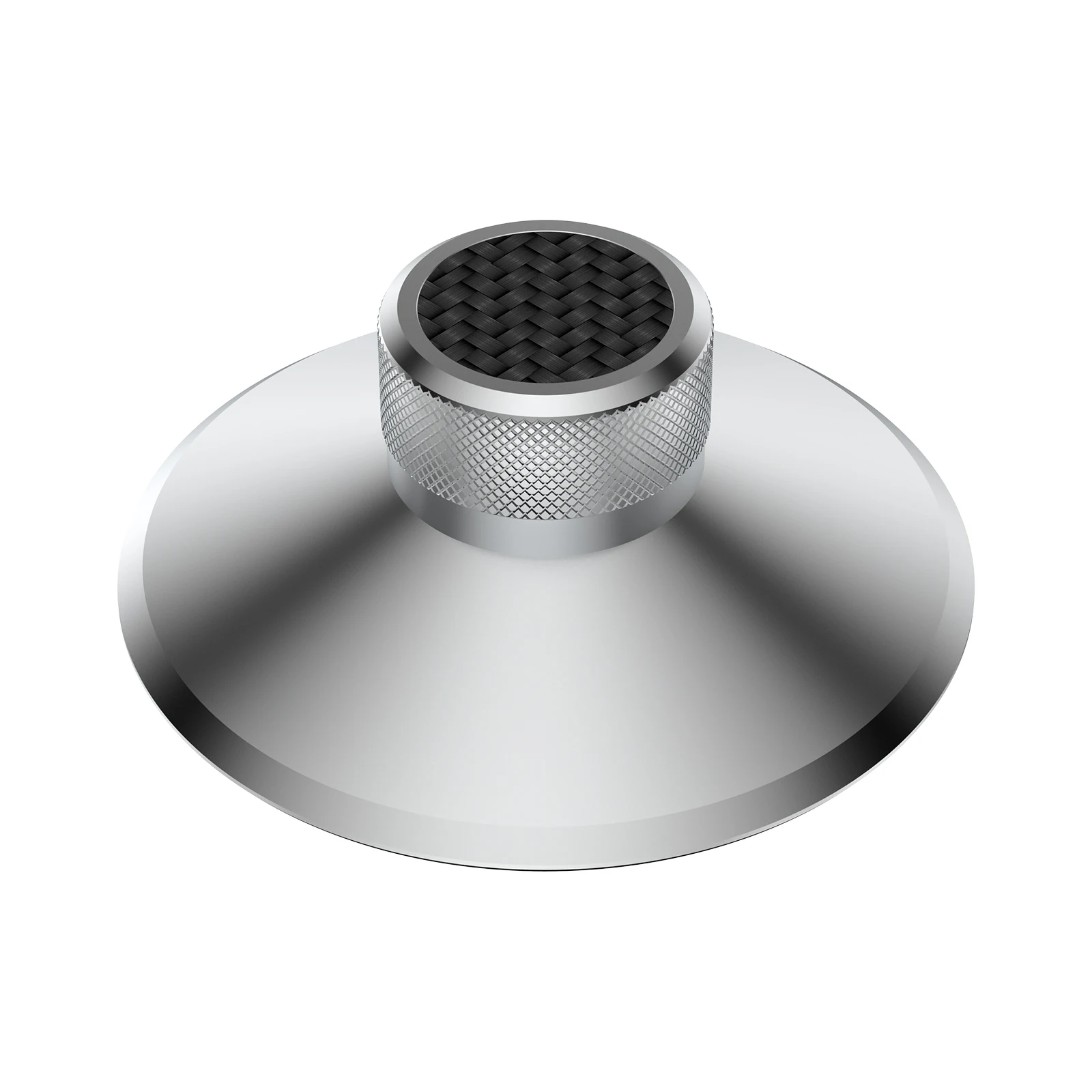 Aluminum Vinyl Record Clamp 80mm Turntable Weight Stabilizer LP Disc Vibration Dampener for Record Player CD Spindle HiFi
