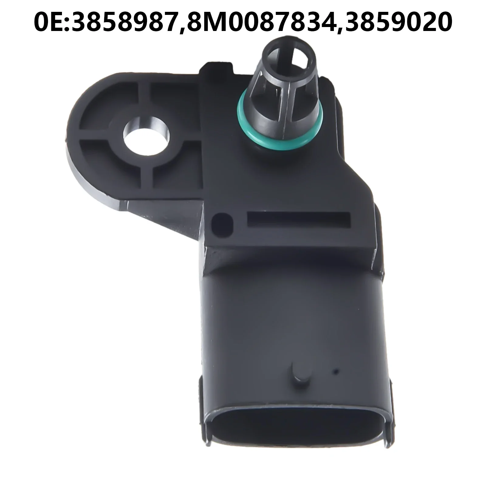 For Mercruiser Adapter Map Sensor Black Parts Replacement TMAP Vehicle 1pcs 3858987 3859020 8M0087834 ABS Plastic