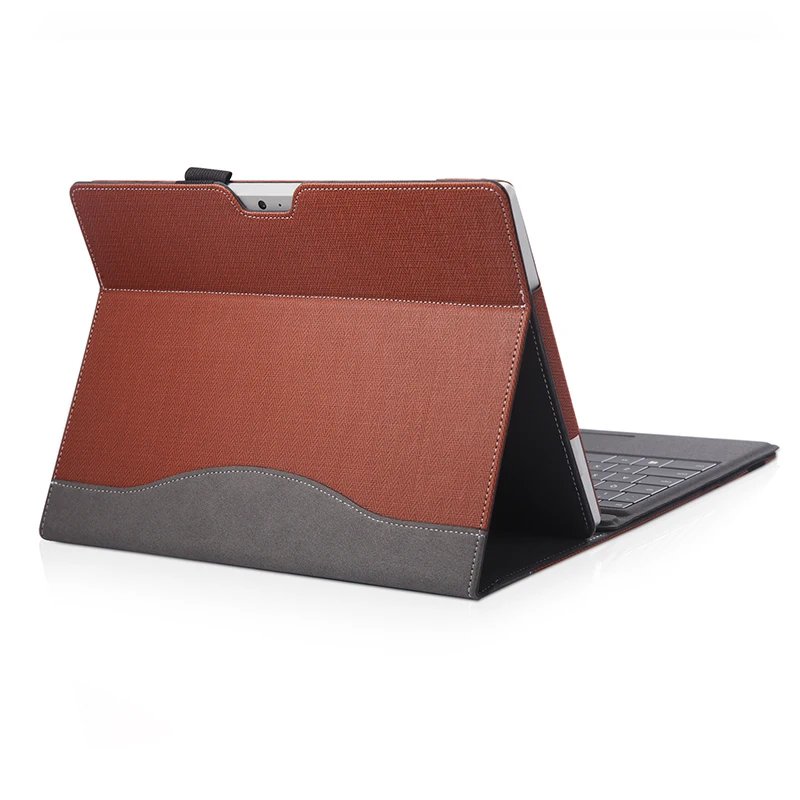 New Laptop Sleeve For Microsoft 2018 Surface Go 10 Inch Folding Portable Stand Tablet PC Protective Shell PU Leather Cover Gifts