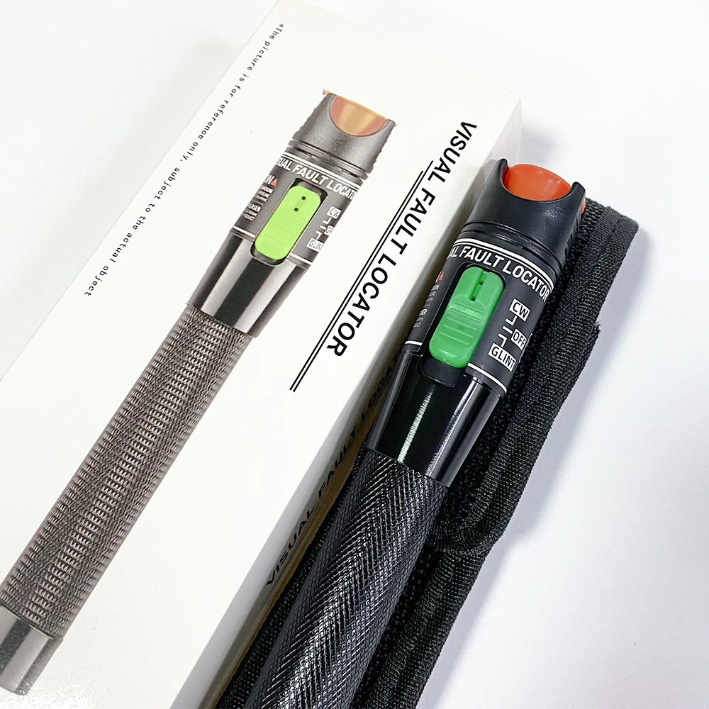 Visual Fault Locator 1/10/20/30/50/60/80MW FTTH Optical Fiber Tester SC/FC/ST 2.5mm Interface VFL （1PCS）