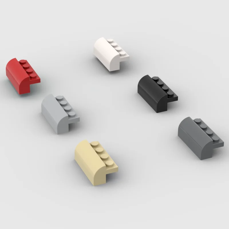*Brick W. Bow 4X1X1 1/3*20pcs DIY enlighten block brick part No. 6081 Compatible With Other Assembles Particles